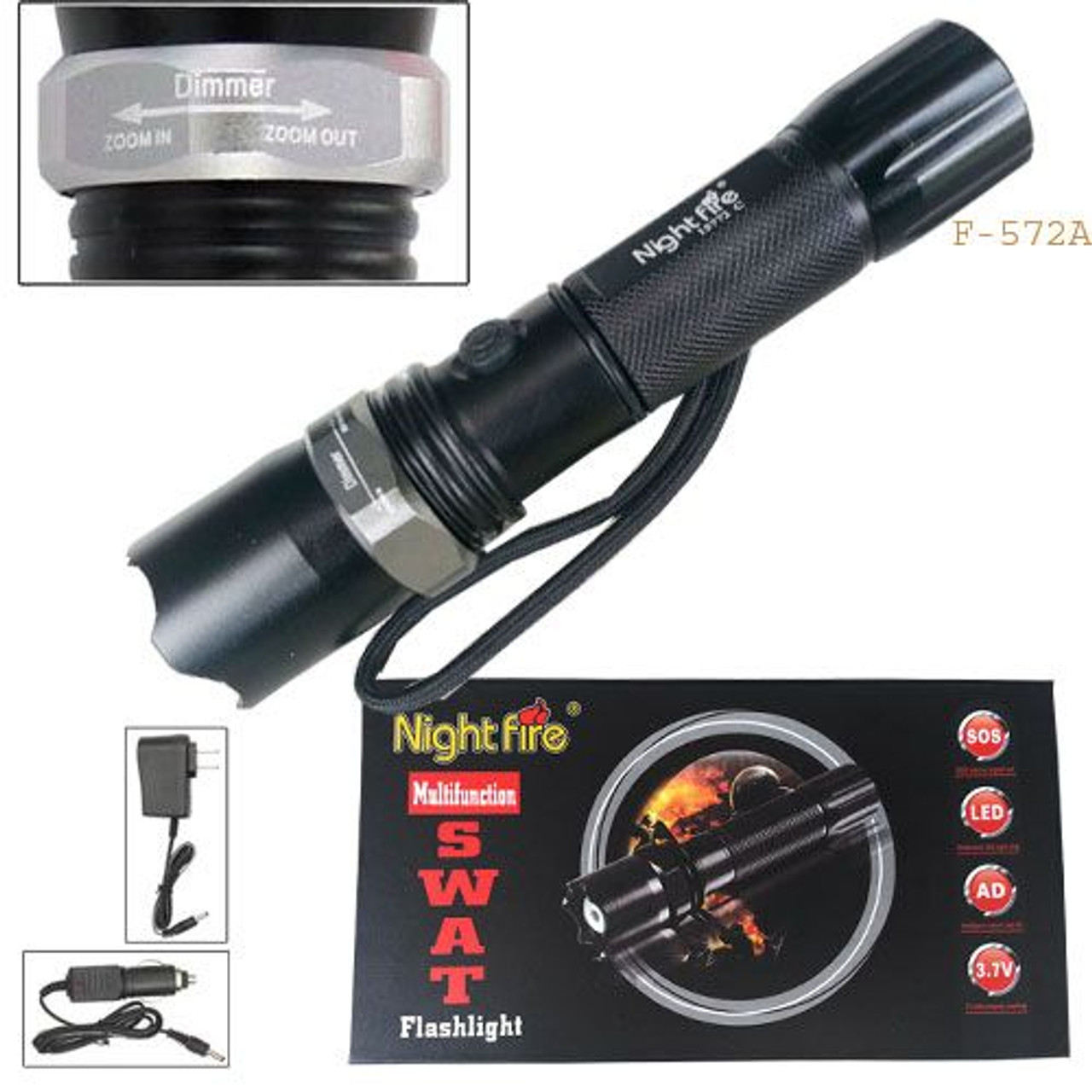 flashlight swat multifunction