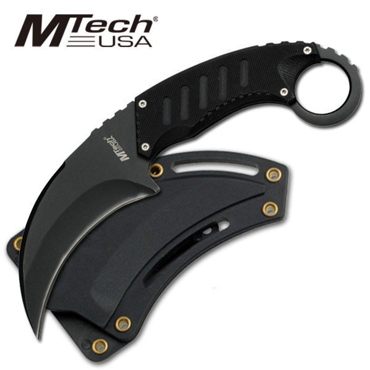 M-TECH TACTICAL KARAMBIT KNIFE SURVIVAL HUNTING BOWIE Fixed Blade w/ SHEATH  NEW