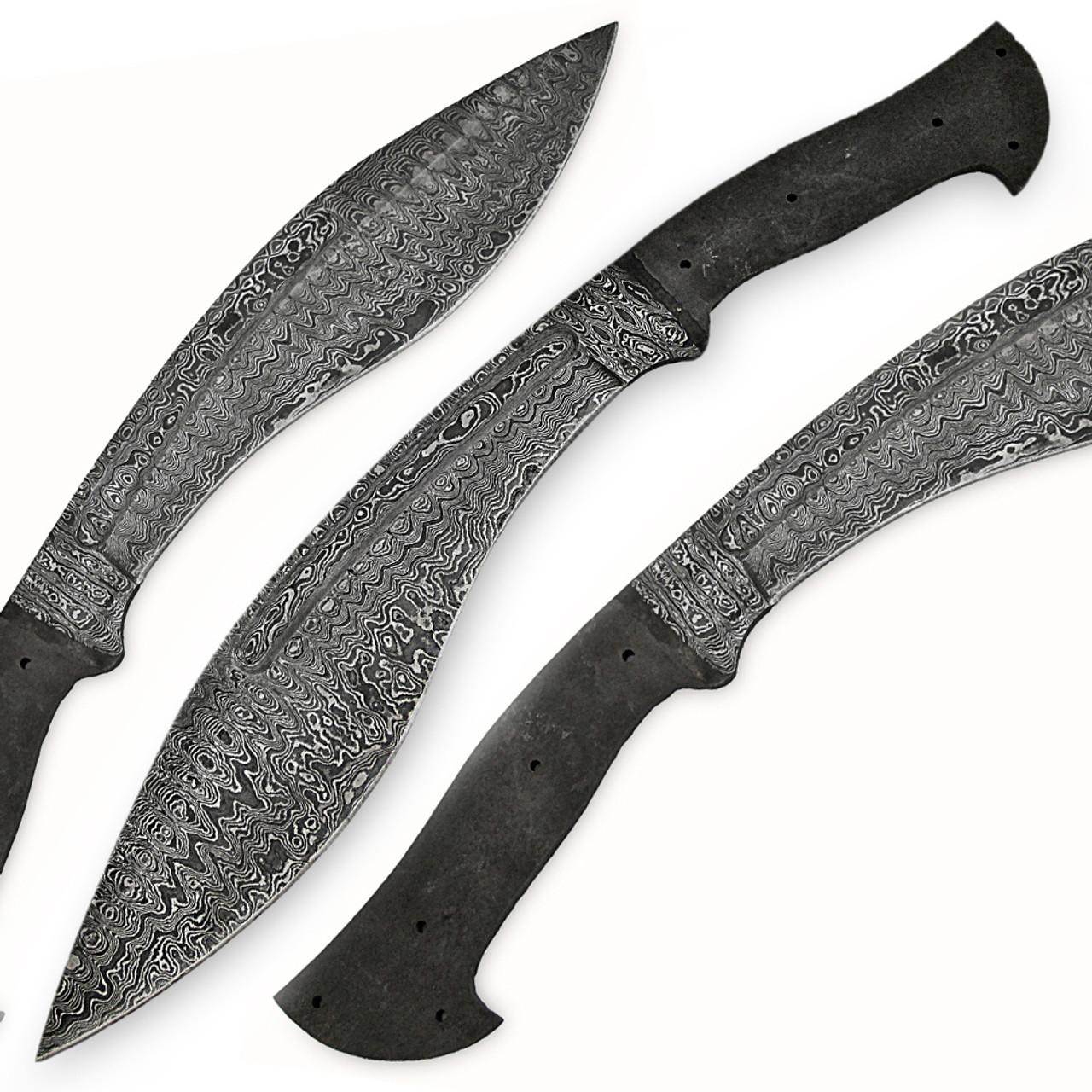 1095HC Damascus Stee Blank Blade Kukri Knife Make Your Own Handle   BDM 2407 X 1000 X 1000  46394.1704727609 