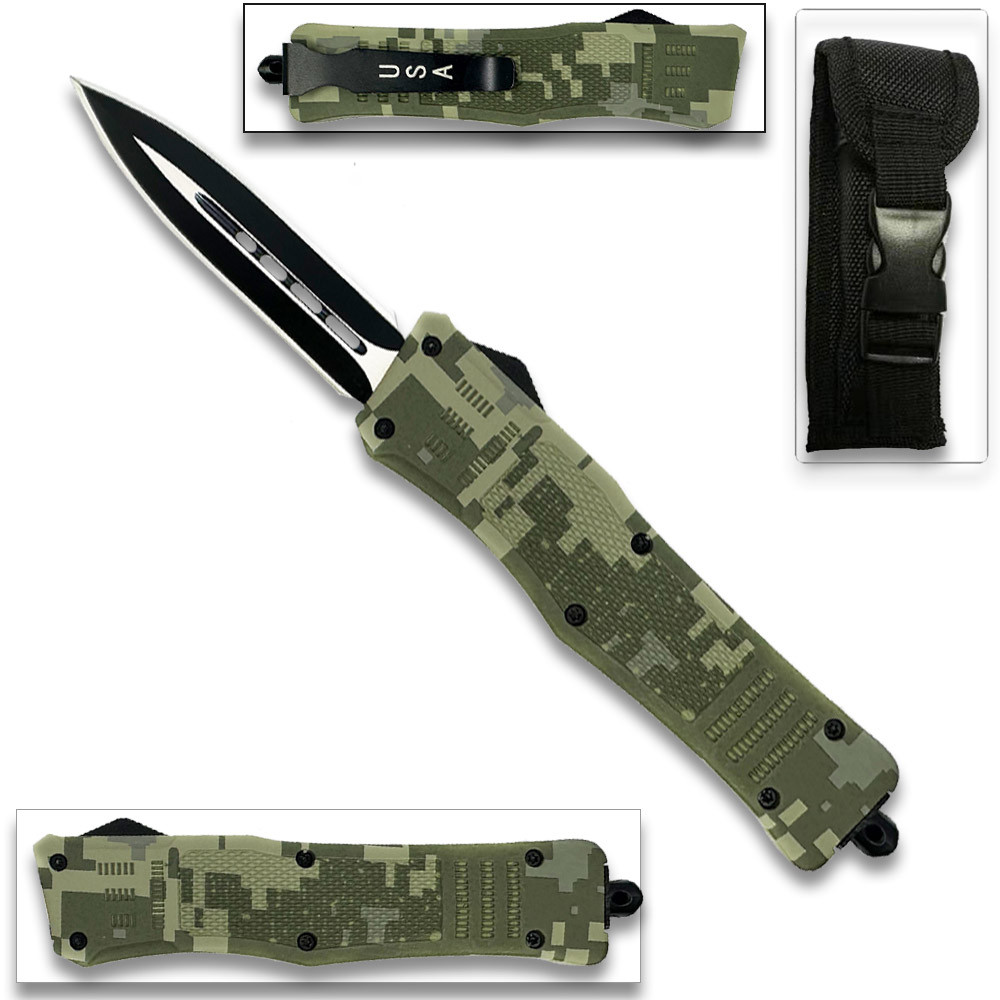 Delta Force OTF Out The Front Automatic Double Edge Spear Point