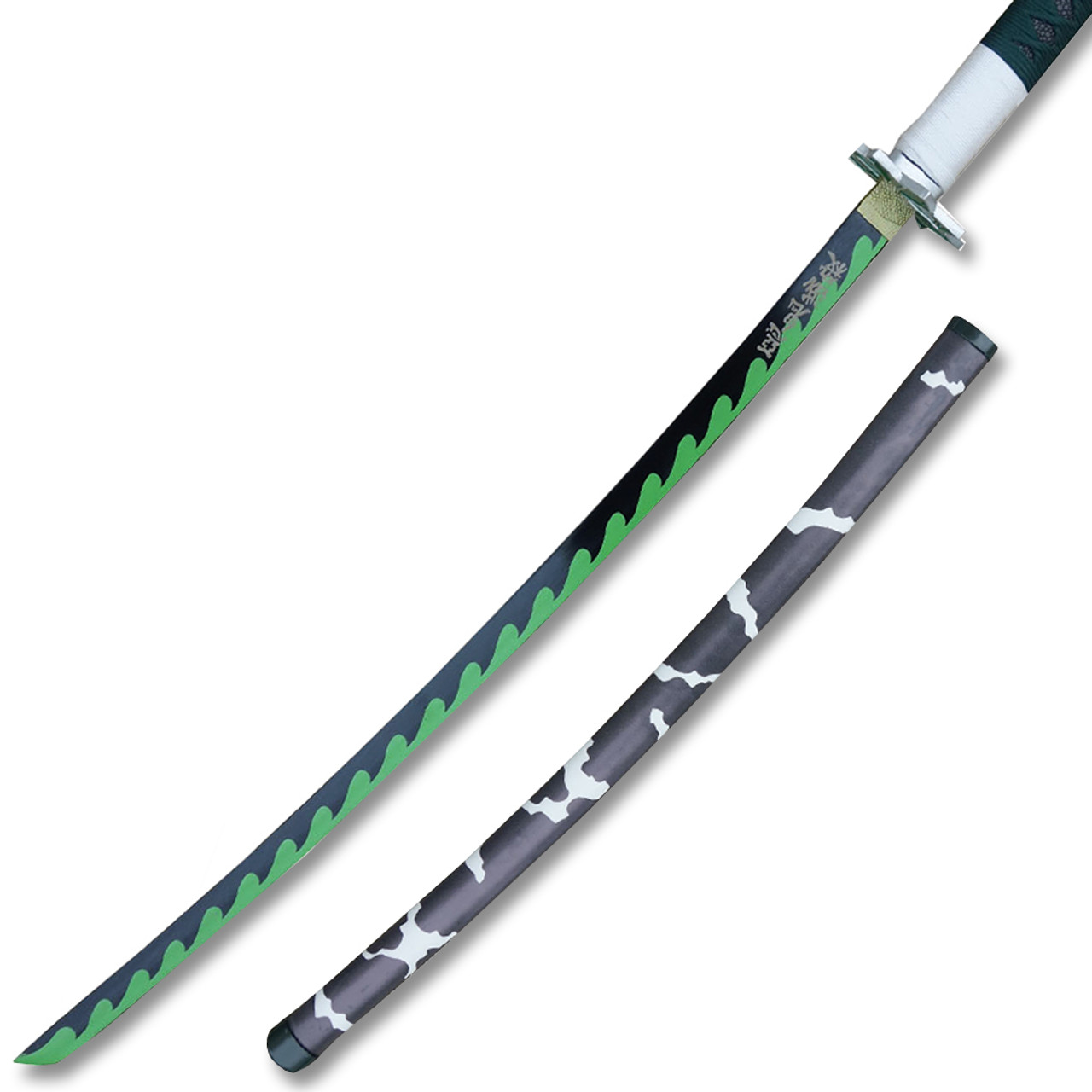 Demon Slayer - Sanemi Shinazugawa Green Nichirin Sword Katana