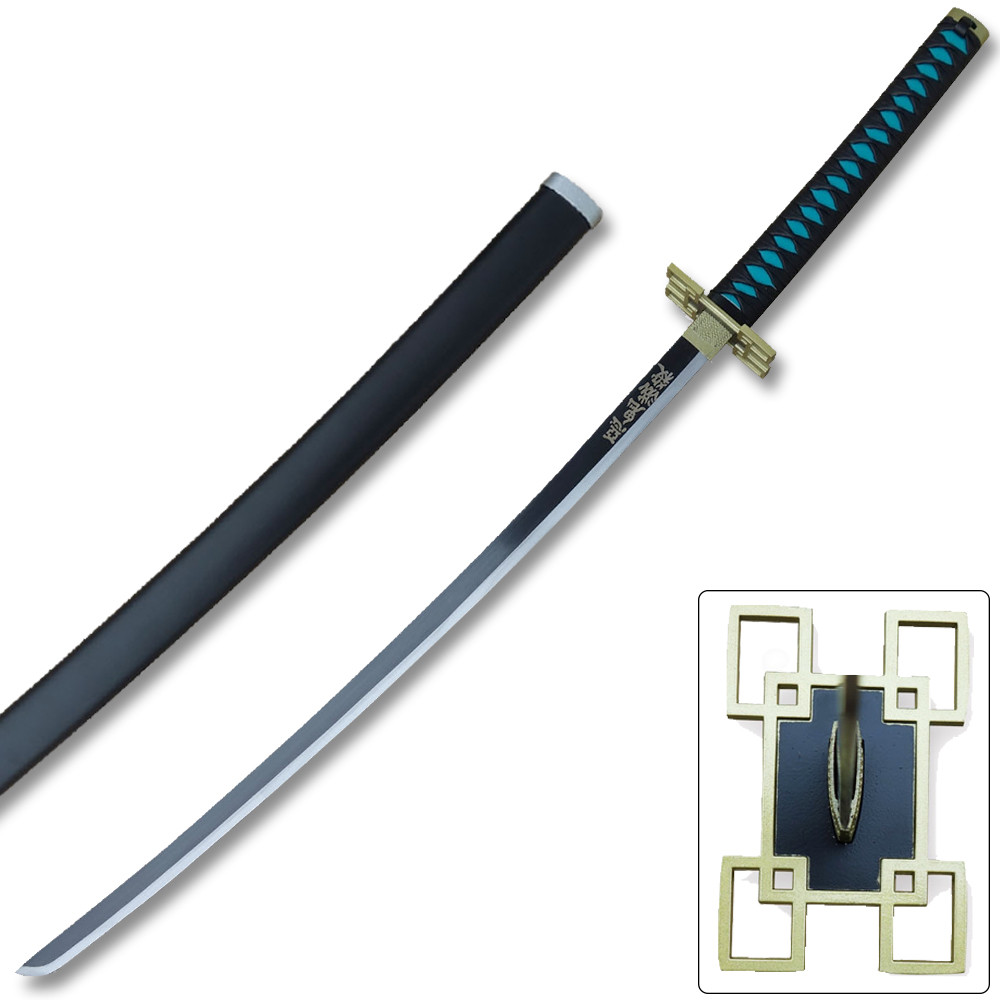 Demon Slayer Muichiro Tokito Nichirin Sword Katana Metal Edge Import Demon Slayer Muichiro Tokito Nichirin Sword Katana Metal Edge Import