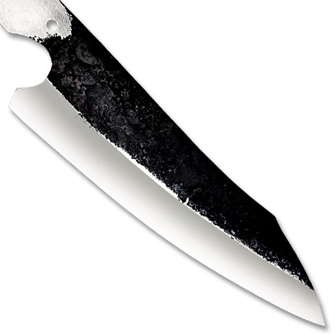 WHITE DEER 1095 Forged Steel Blank Santoku Chef Knife Japanese