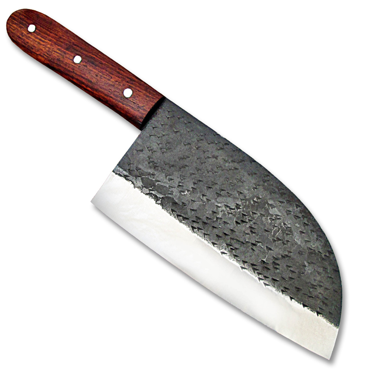 Teuchi Serbian Chef's Knife 1095 Forged High Carbon Steel Coco bola Handle  - Edge Import