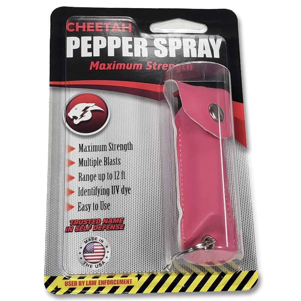 Assorted Colors 1/2 oz pepper spray Pink Edge Import