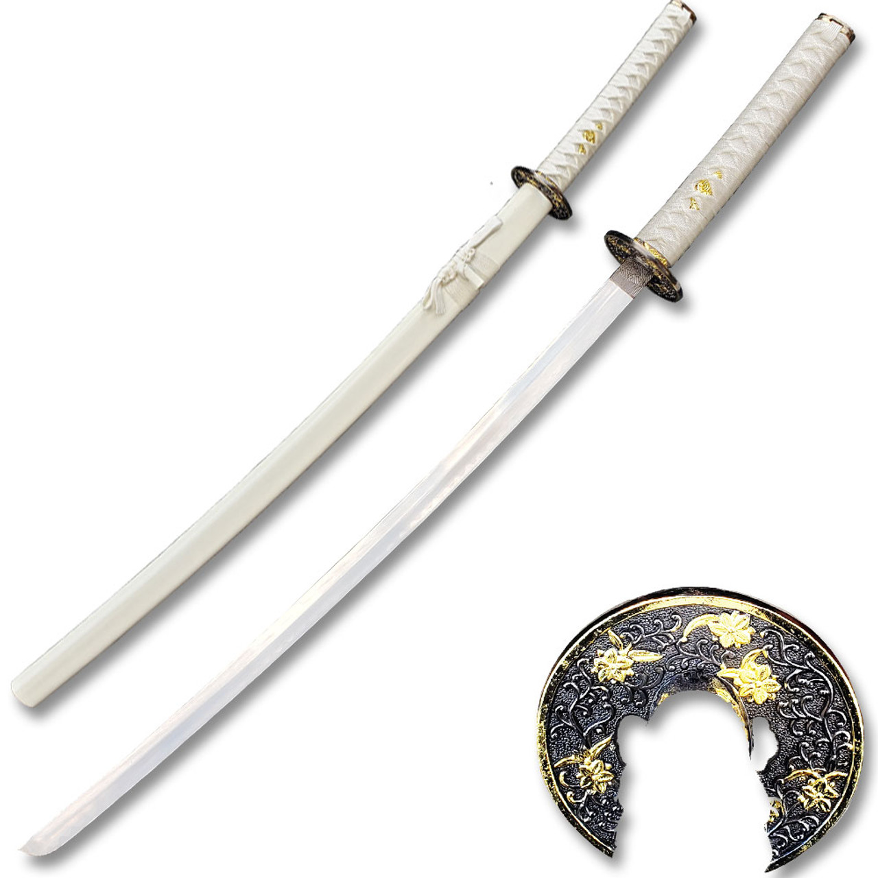 WHITE SAMURAI KATANA 40