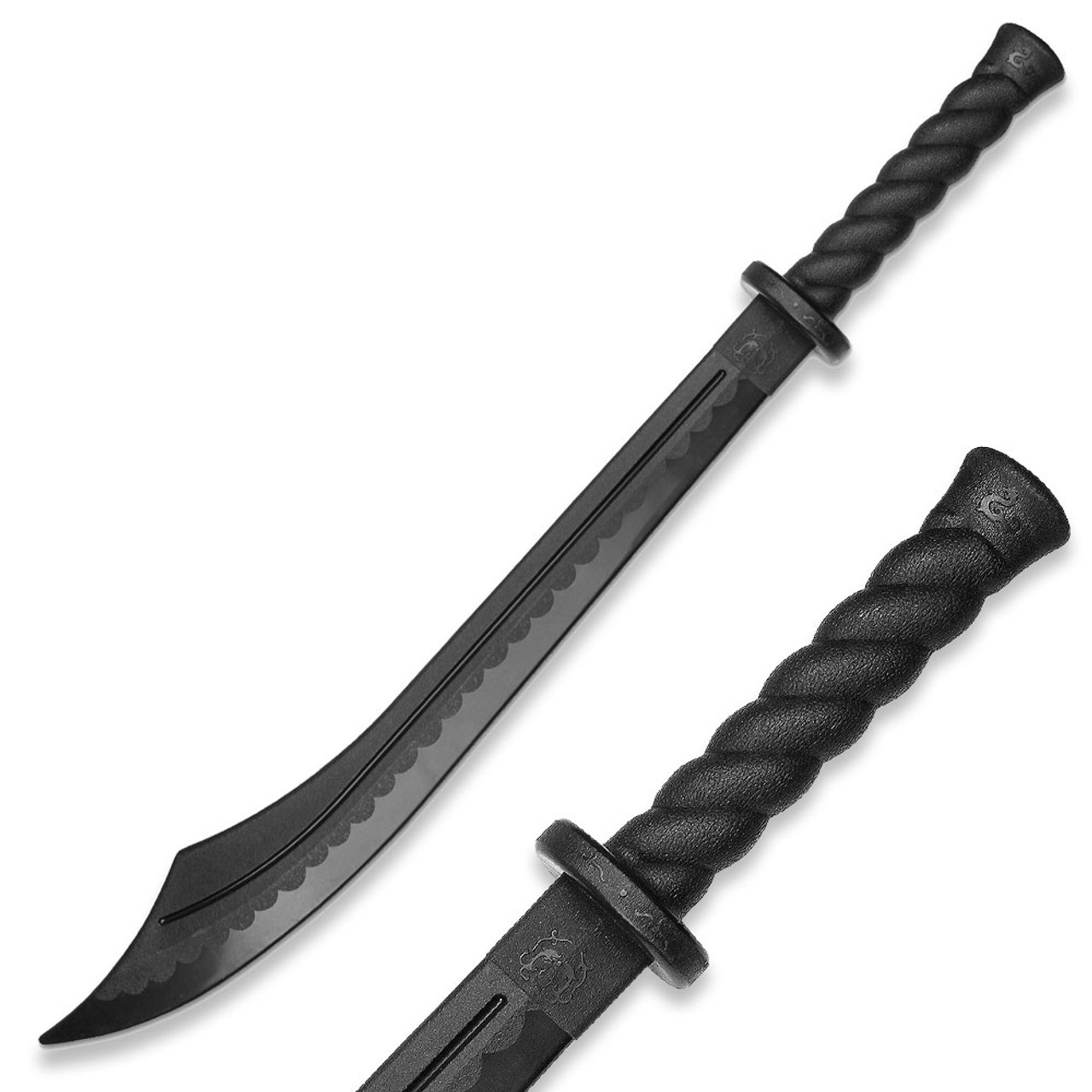 Chinese Tai-chi training sword, flexible stainless steel blade