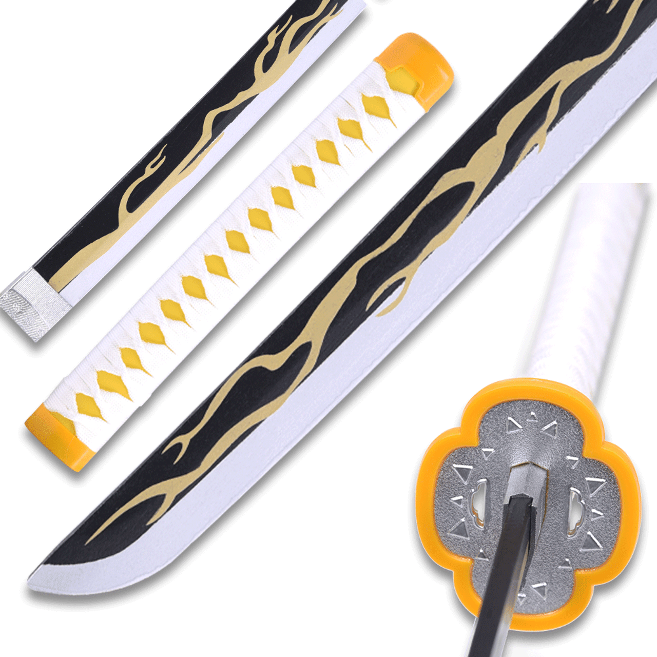 Demon Slayer Kaigaku 41 Inch Foam Replica Samurai Sword