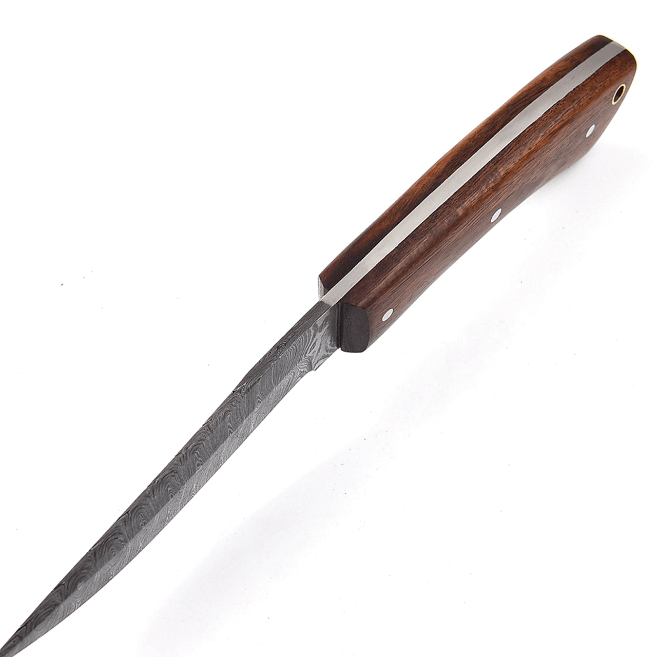 Hand Made Spear Point Hunter's Knife - Stainless Steel Blade - Handmade  Cocobolo Wood Handle by Studio Northern Lights