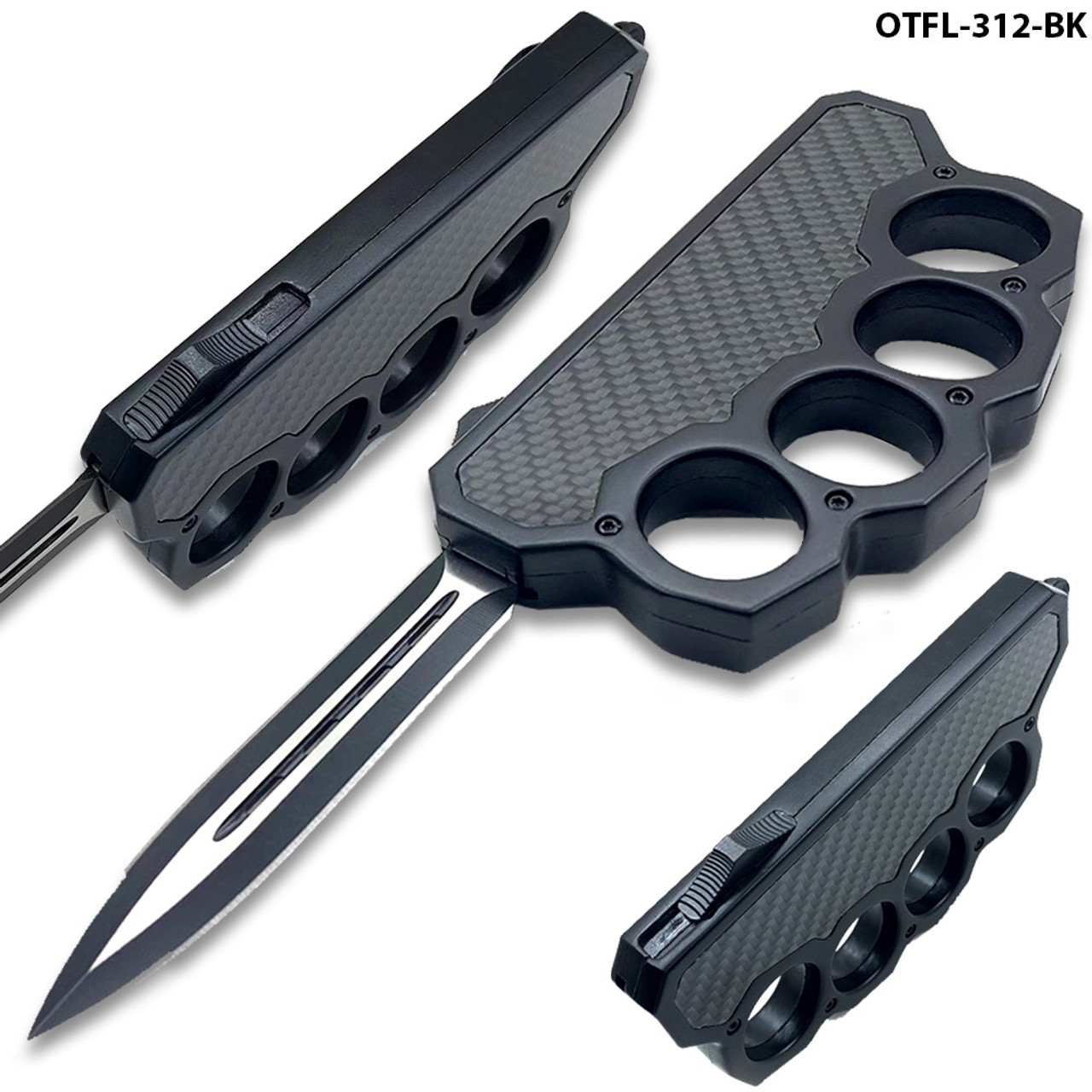 Carbon Fiber OTF Knife – KRATE Tactical