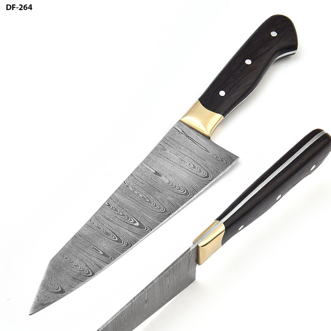 WHITE DEER 1095 Forged Steel Blank Santoku Chef Knife Japanese