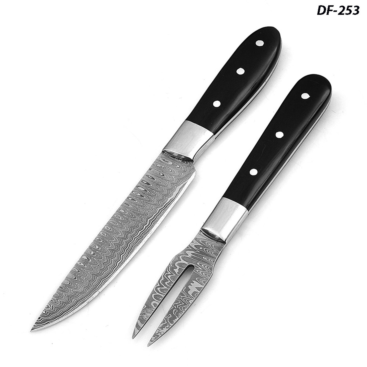 ARCOS Forged Kitchen Knife Set 3 Pieces (Paring Knife + Kitchen Knife +  Chef's Knife). Stainless Steel Forged Nitrum. Polypropylene POM Handle.  Series