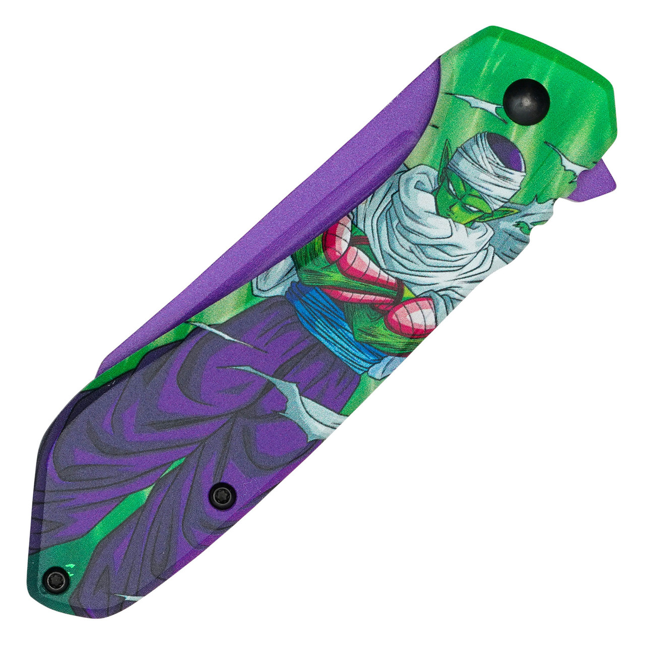 Dragon Ball Z Piccolo Graphic Tanto Folding Knife - Edge Import