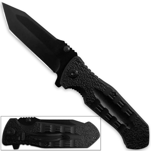 Into Harms Way Tanto Spring Assist Rescue Knife