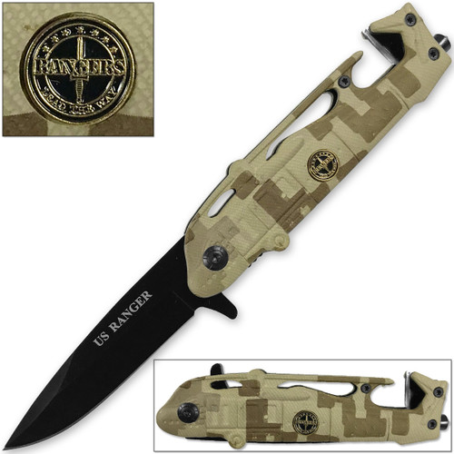 US Rangers Helicopter Tactical Folding Knife