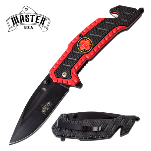 MASTER USA Fire Department Emergency Knife