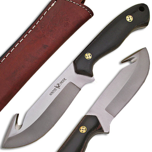 WHITE DEER Guthook Ranger Series J2 Steel Skinner Knife