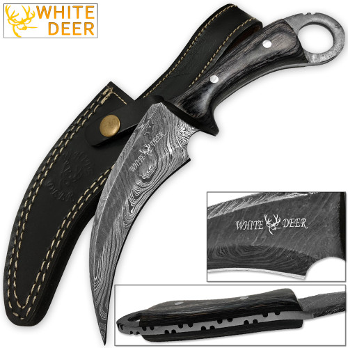 WHITE DEER Mission Tactical Karambit Knife