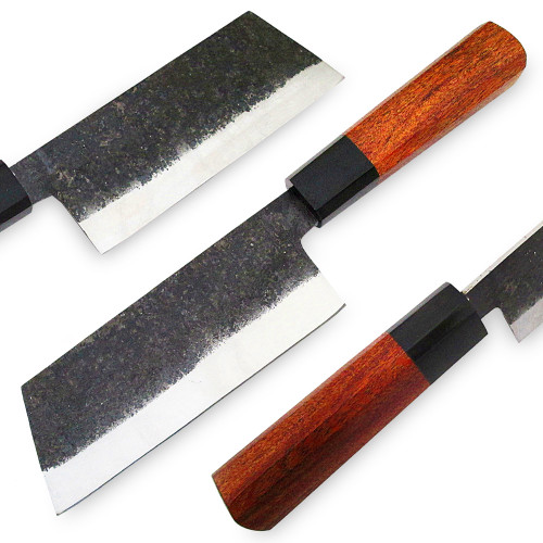 1095 Steel Usuba Bocho Knife Kanto Japanese Chef Cleaver Cutlery