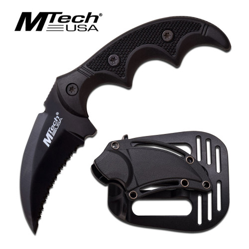 MTECH USA FIXED BLADE KNIFE 4" OVERALL Edge Import