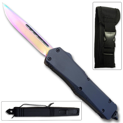  Swift  Single Edge OTF Rainbow Blade - Limited Edition 