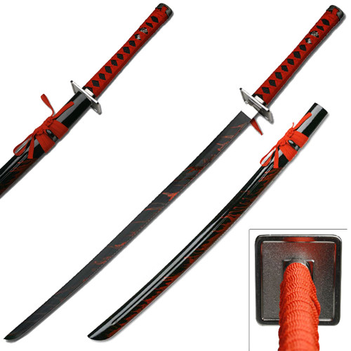 Leo's Katana Replica Sword  Black Blade