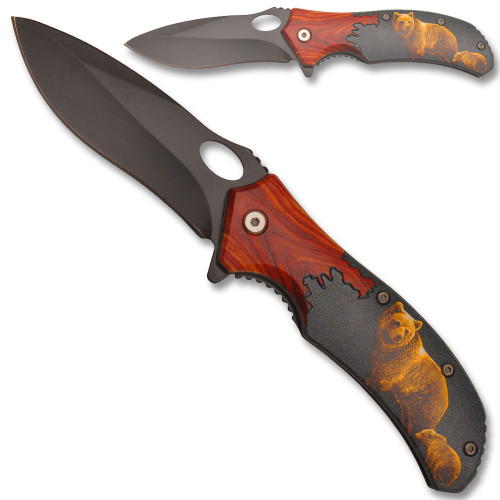Mountain Bear Spring Assisted Knife