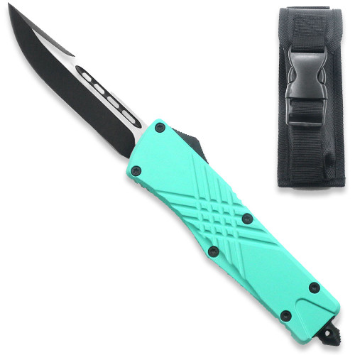 Mint Straight Edge Demolisher OTF Knife - Clip Plain USA - Edge Import