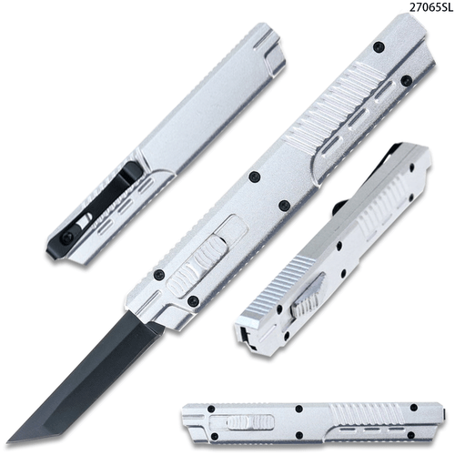 Legends Micro OTF Tanto Blade Knife Sliver Handle Out The Front Switch