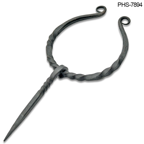 Twisted Medieval Cloak Pin