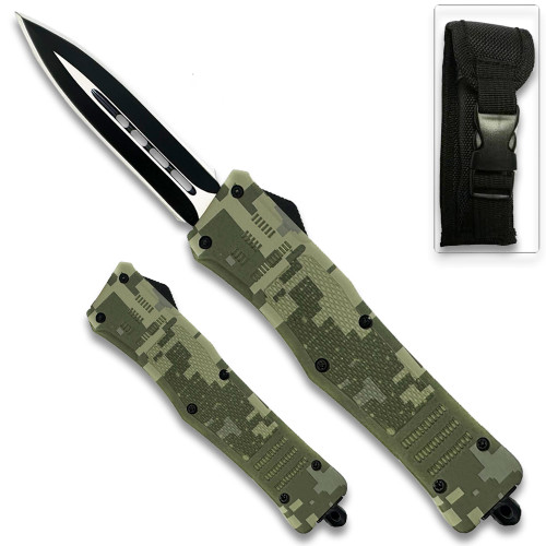 Delta Force OTF Out The Front Automatic  Spear Point Knife 8" overall