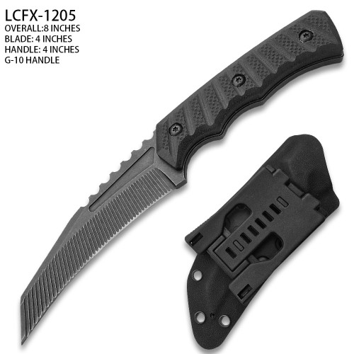 Tactical G-10 Handle Black Knife