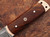 WHITE DEER Damascus Steel TANTO Point Hunting Knife Cocobolo Wood Handle 1095HC