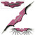 Double Bladed Pink Bat Pocket Knife