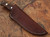 White Deer Rosewood & Olive-Wood Classic Damascus Skinner Limited Edition