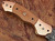 Executive Series Nesmuk Folding Damascus Knife Solid Copper Bolstered