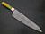 Pacific Rim Santoku Forged Chef Knife Resin Grips Damascus 1095 HC Steel by White Deer