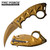 TAC-FORCE Tactical Karambit Assisted Open Knife Gold