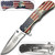 American Eagle Head Spring Assassinated Knife 