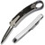 Karambit OTF Spear Point, Double Edged Blade Silver Handle