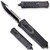  Delta OTF Carbon Fiber Black Drop Point Serrated Edge Knife 