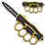 Carbon Fiber Knuckle OTF Knife - Elite Collection - Black & Gold