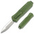 Legends Micro Green OTF Double Edge Blade Knife Out The Front