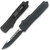 Slim n Soft Black Drop Point OTF Knife Assisted Open Tactical Glass Breaker