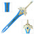 Genshin Impact Skyward Pride & Sky-Ripping Dragon Spine Fiberglass Sword