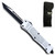  Silver Legacy Edge OTF Knife Tanto Point, Edged Blade