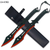 Red Ninja Strike Force Twin Sword Set  Full Tang