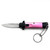 Mini Pink Key Chain OTF Knife Drop Point