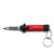 Mini Red Key Chain OTF Knife Double Edge Blade