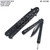 Black  Balisong Butterfly Knife Black Blade Drop Point